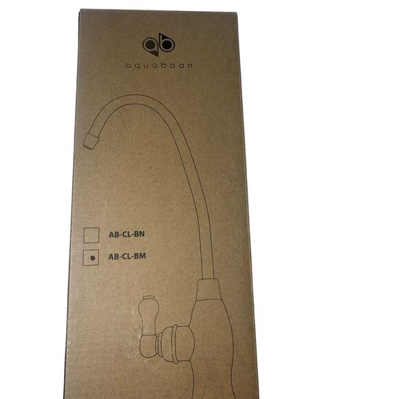 Aquaboon 1 Handle Kitchen Black Chrome Finished RO Faucet Fast Shipping Ab-cl-bm - Picture 3 of 13